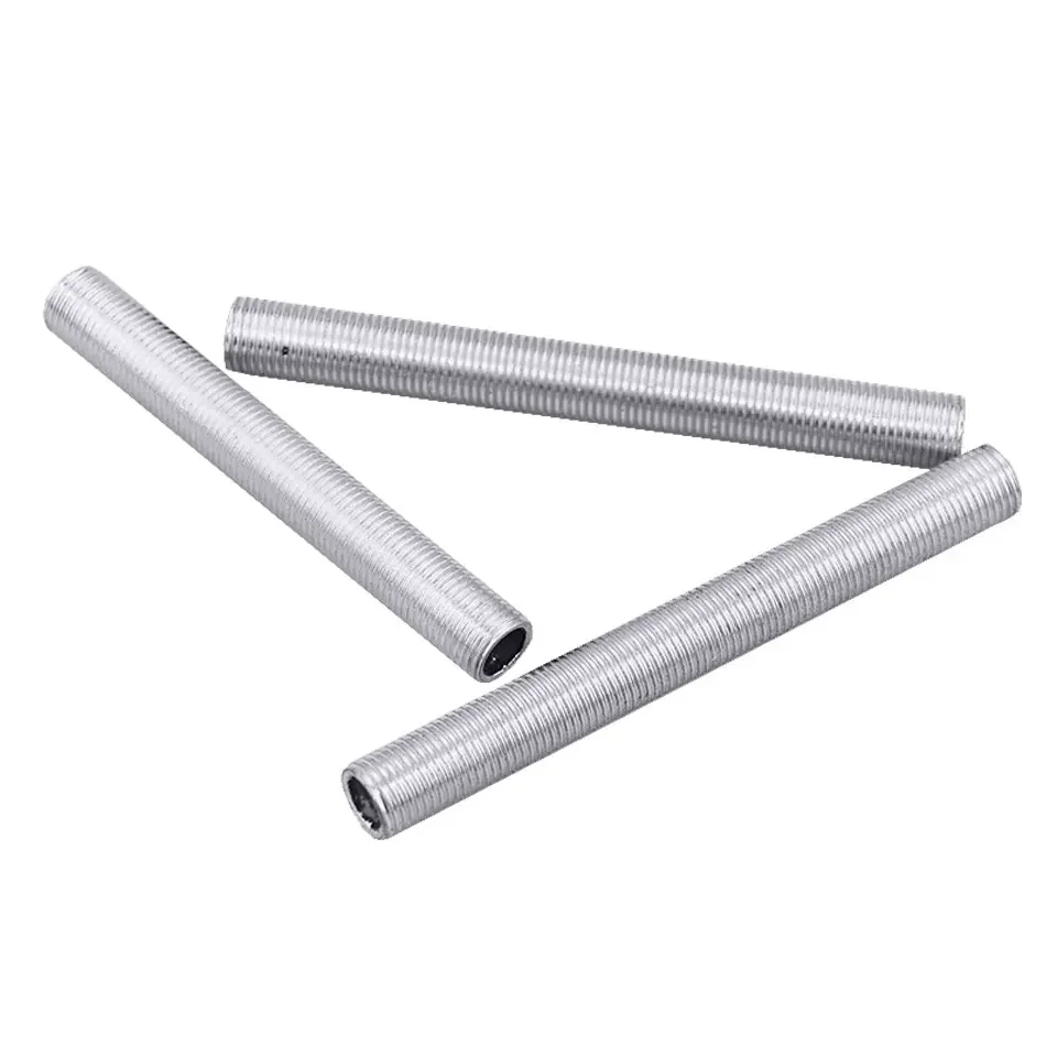 

2PCS M16 Hollow External Tooth Tube Screw Tube Full Tooth Straight Tube Straight Rod Threaded Rod Lighting Accessories