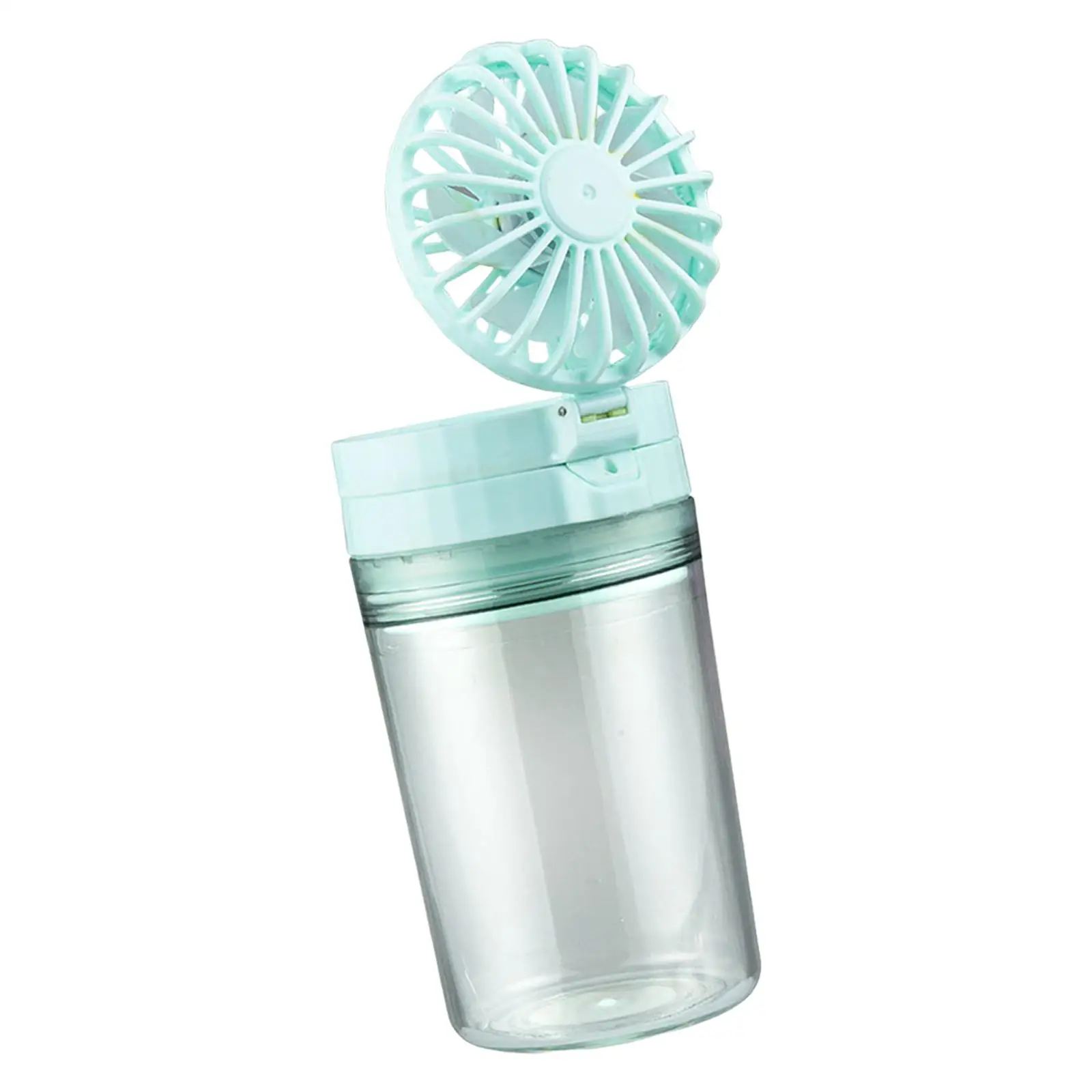 Garrafa de água com ventilador, 3 velocidades, portátil, verão, casual, ventilador de refrigeração removível para camping, ciclismo, caminhadas, esportes ao ar livre, viagem