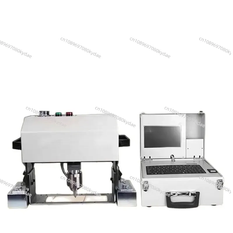 Portable Marking Machine VIN Code 140*40 Pneumatic Metal Dot Peen Marking Machine Plotter Printer Coding Machine