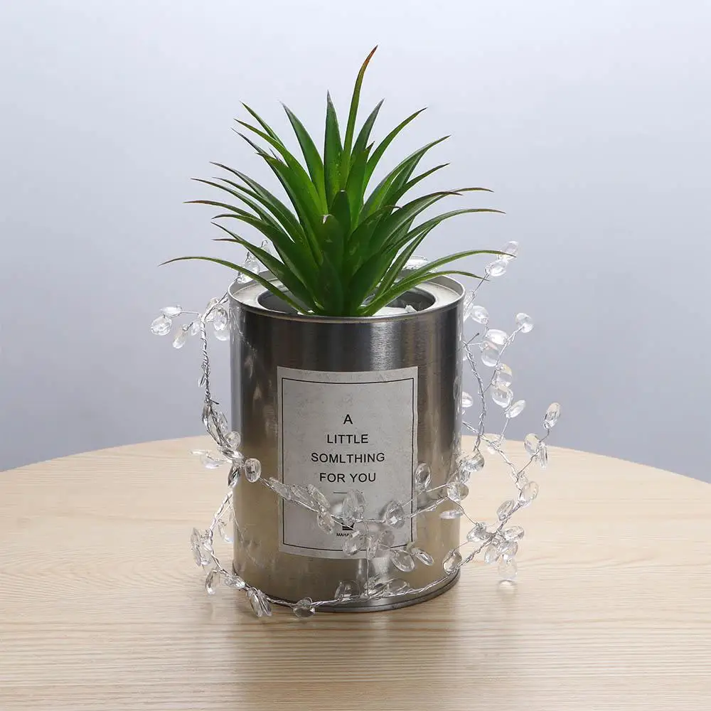 

Clear Acrylic Party Supplies Wedding Decoration String Headdress Beaded Garlands Crystal Beads Curtain Garland Diamond Beaded