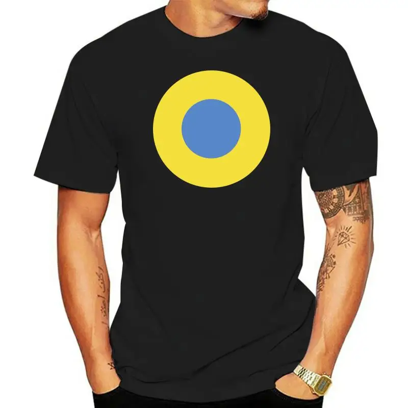 Men Short sleeve tshirt Ukrainian Air Force Roundel  Unisex T Shirt Women t-shirt