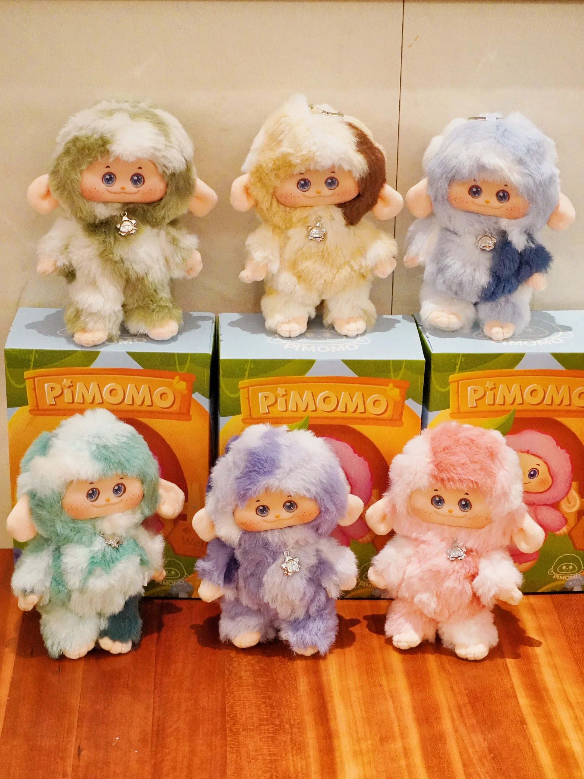 

Натуральная озорная милая серия Pimomo, плюшевая слепая коробка, украшение, модная мультяшная кукла, милая кукла, персонализированный кулон, подарки для девочек