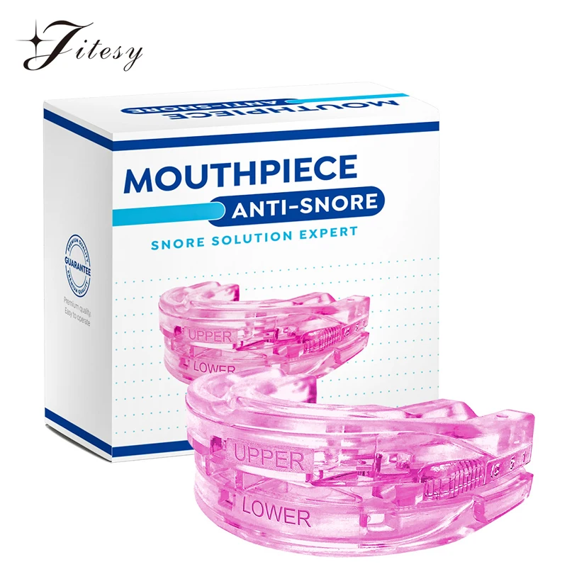 Adjustable Anti Snoring Device Anti Snoring Mouthpiece Mouth Guard Snore Reducing Mouthpiece Effective Anti Snore Solution for Adult Use Comfortable