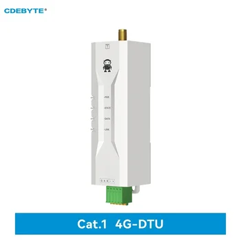نقل شفاف MQTT Modbus ، مودم صغير الحجم ، وصلة مقبس 2-Way ، 4G Cat1 RS485 cdeyte E840-DTU EC05-485