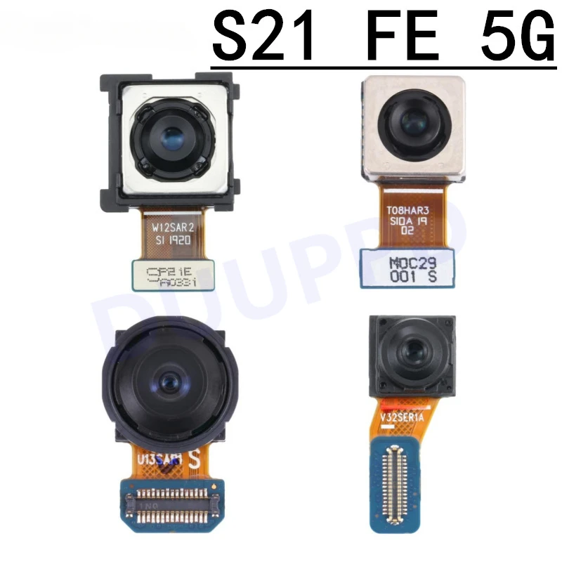 Back Rear Main+Front Facing + Wide + Telephoto Camera Module Flex Cable For Samsung Galaxy S20 S21 FE 4G 5G G780 G781 G990