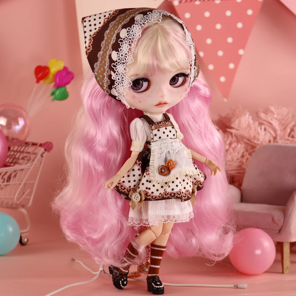Outfits For ICY DBS Blyth Doll Dopamine Maid Dress Suit 1/6 BJD ANIME GIRL AZONE S Body