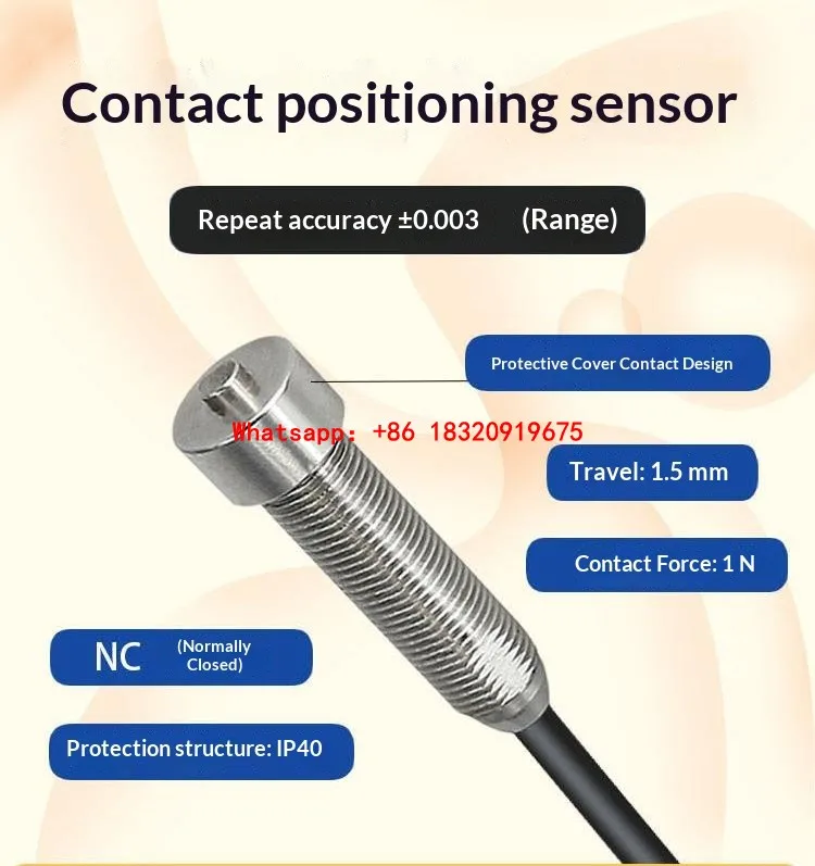 Cyclmotion CNC CSM8B-3.5 Dispensing machine height gauge, needle calibration height/positioning sensor, contact-type sensor