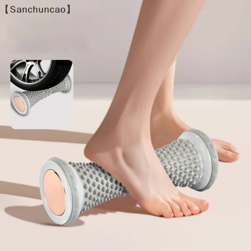 

19,usanSan массажер для ног, массажный ролик, массажный мяч для йоги, валик для подошвенной фасции, релаксация мышц, уход, ручной массажер для ног, ролики