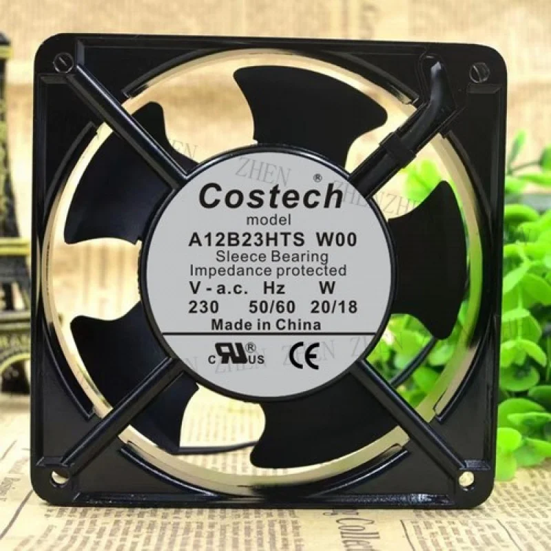 y-1pc-新品-コステック-a12b23hts-w00-230v-20-18w-2線式冷却ファン--qw。