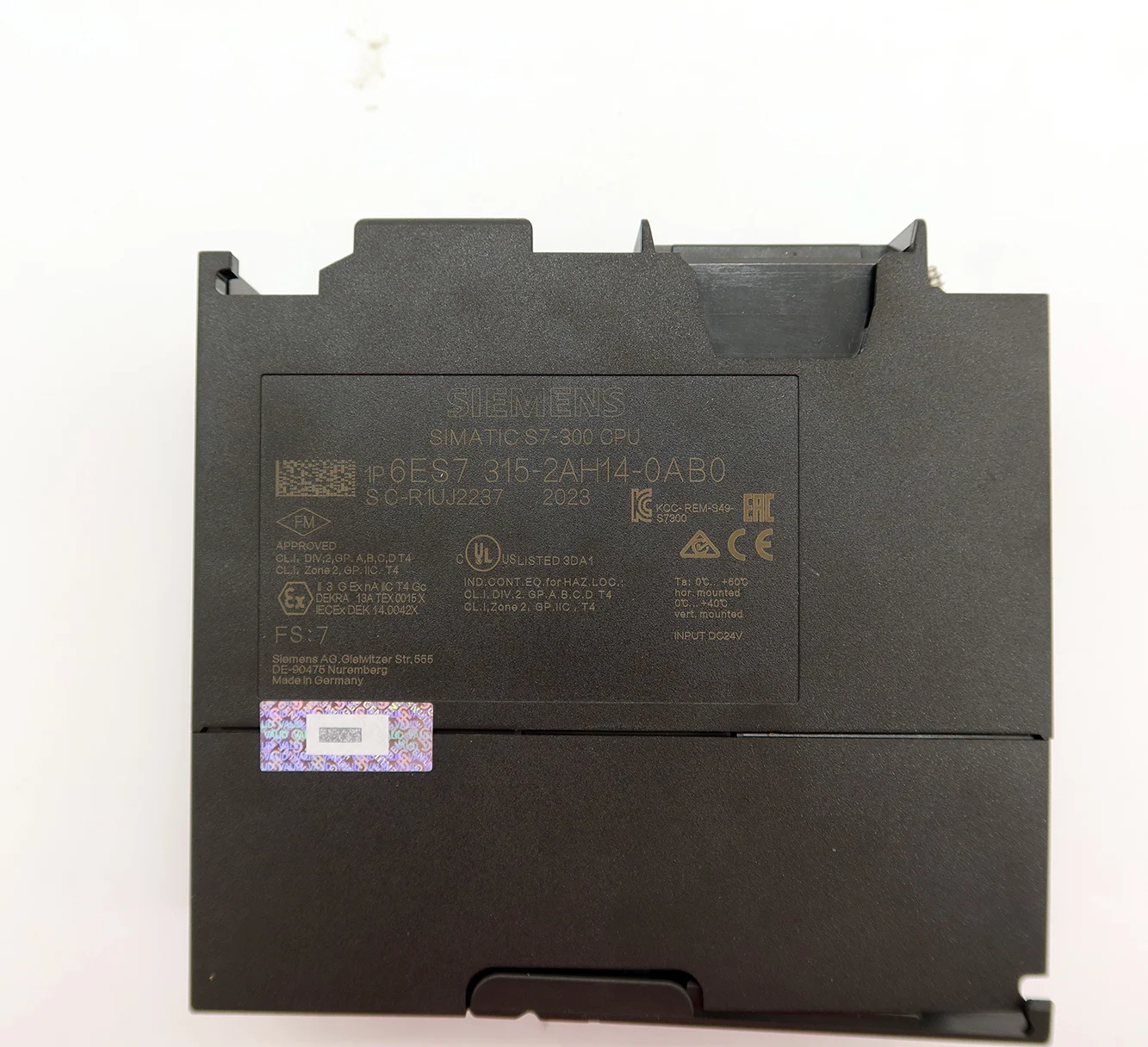 New and Original 6ES7315-2AH14-0AB0 CENTRAL PROCESSING UNIT