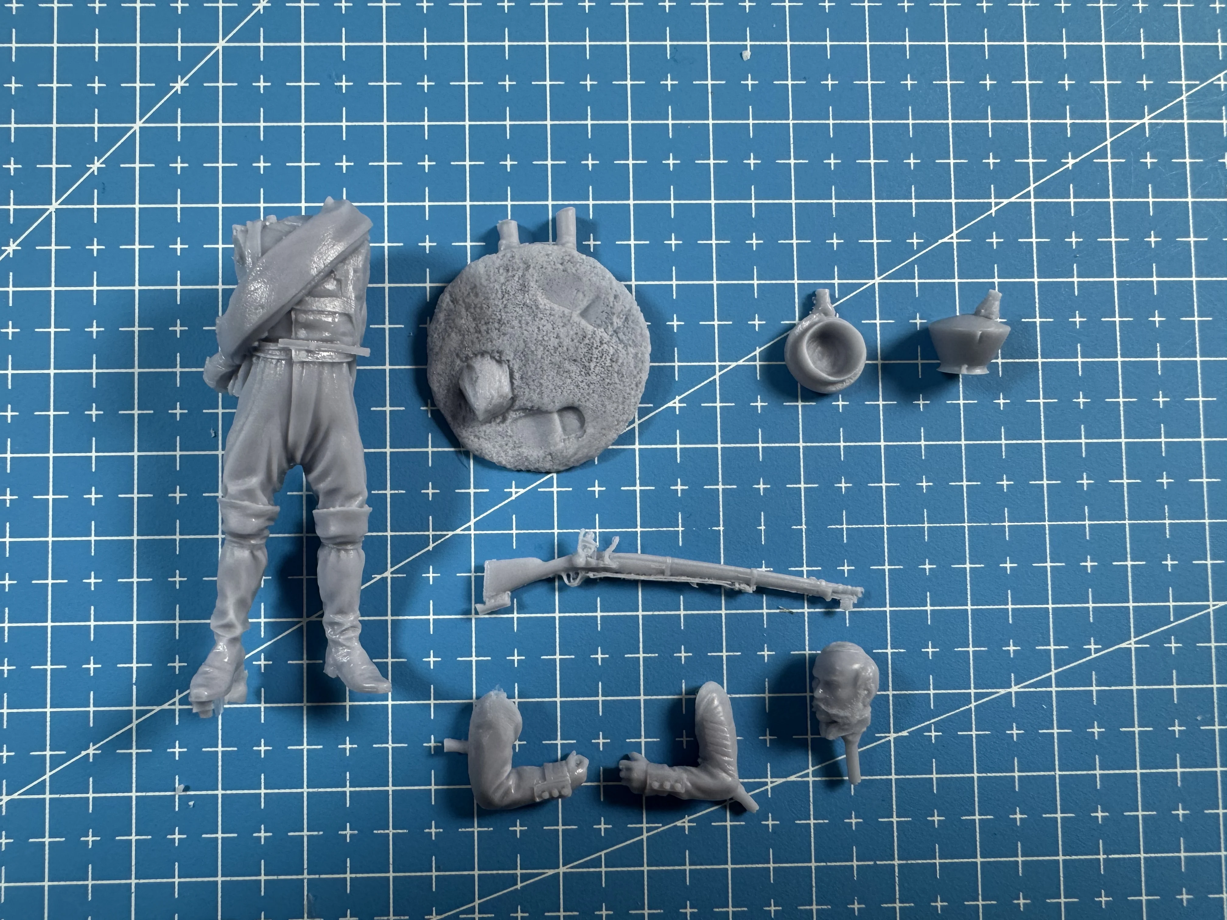 

1: 35 Casting Resin Model Assembly Kit, GK, 1 Resin Soldier, Unpainted