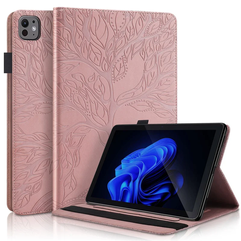 

Funda for iTel Pad One 10.1 inch Case Tree Embossed PU Leather Wallet Stand Back for iTel Pad One 10.1'' Tablet Case Cover