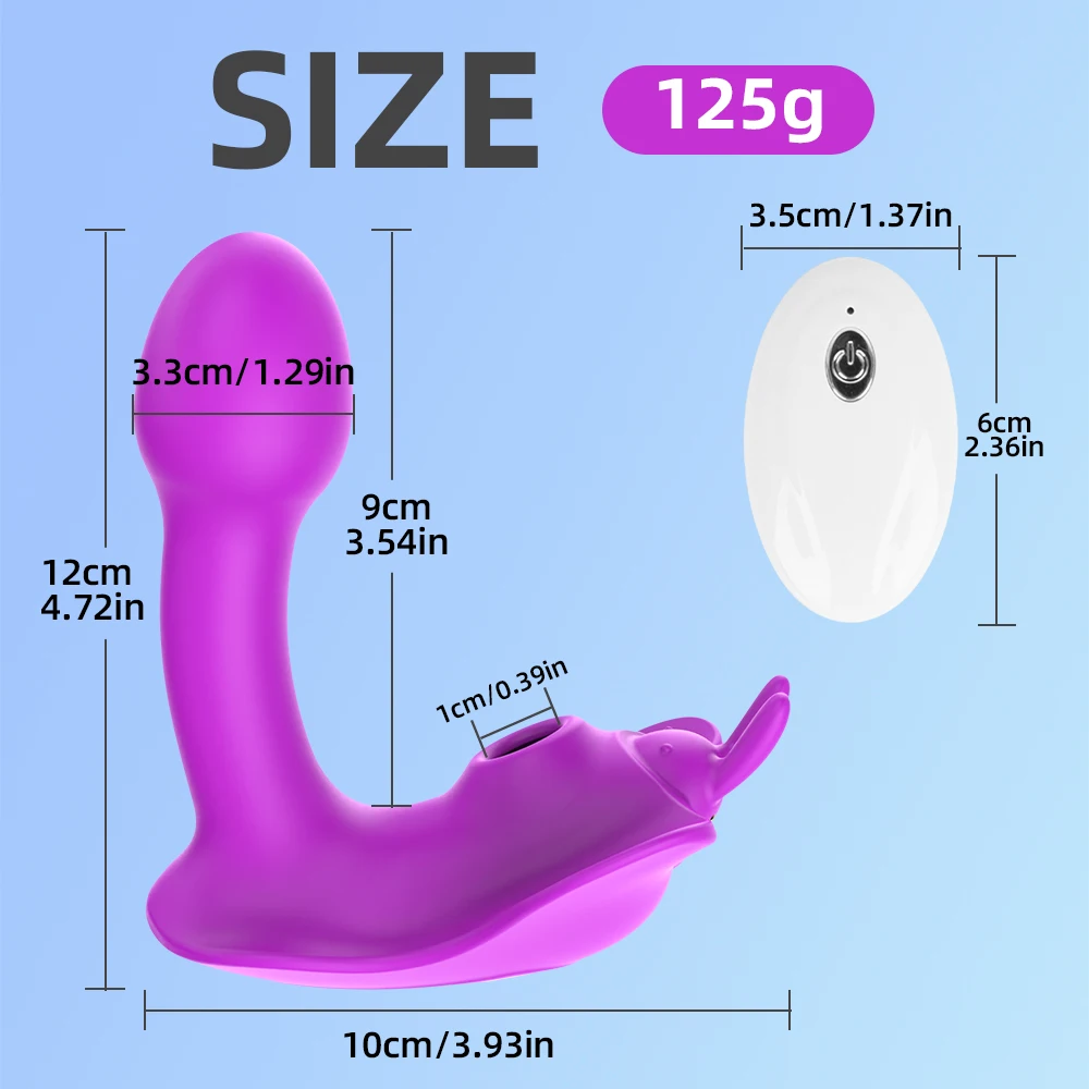 Vibrador borboleta vestível, brinquedos sexuais, vibrador, sucção de clitóris feminino/vagina, estimulador de calcinha, produto sexual, máquina de sexo 18 +