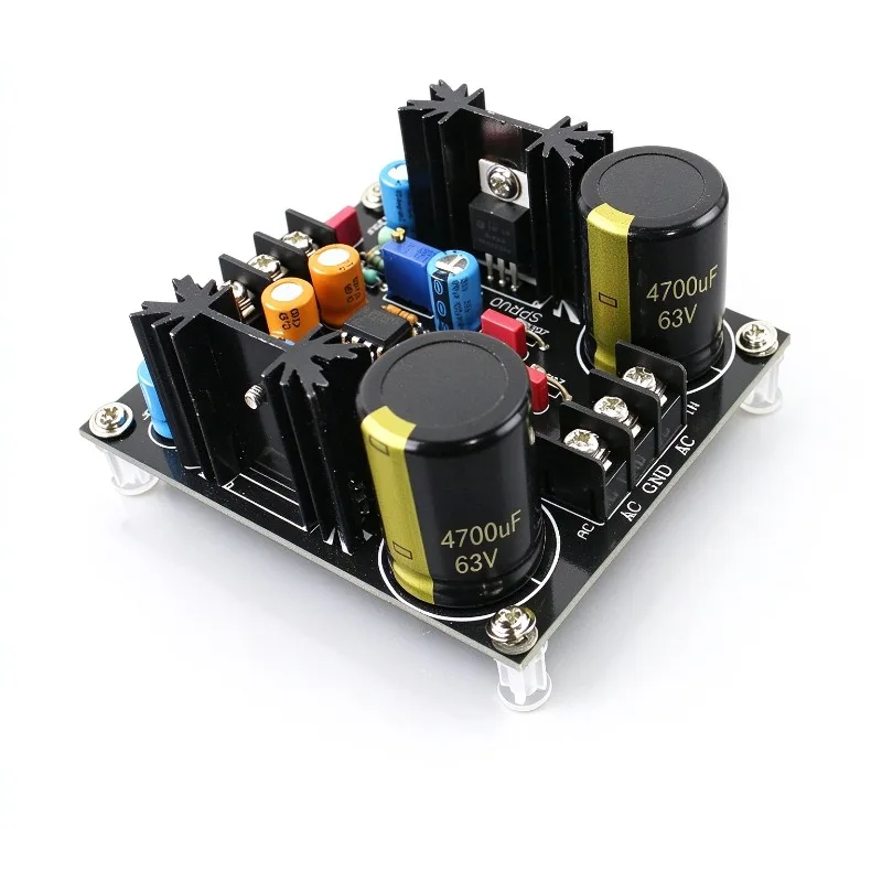 for finished boards. LM317/LM337 servo rectifier filter power board, AC to DC