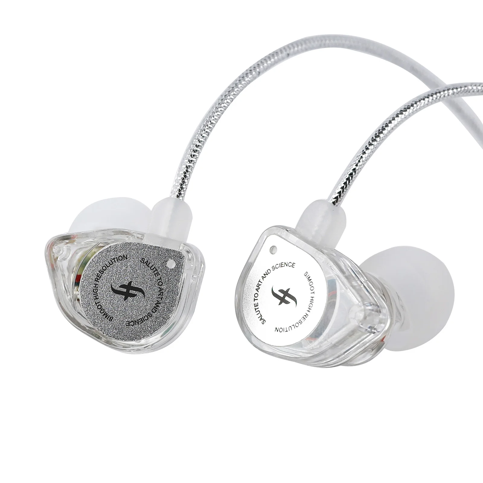 SIMGOT EW100P DSP 10 mm Dual-Cavity Dynamic Driver IEM-Kopfhörer mit Crystal Fidelity Sound-Kopfhörer – Detail 2