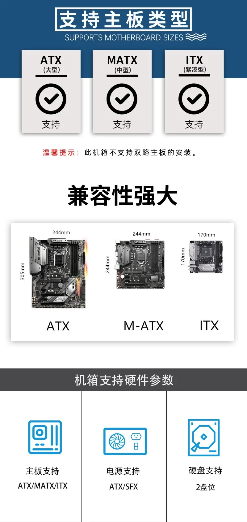 Open Frame PC Test Bench Rack DIY Gaming Computer Open Chassis Support ATX MATX Motherboard Installation Frame