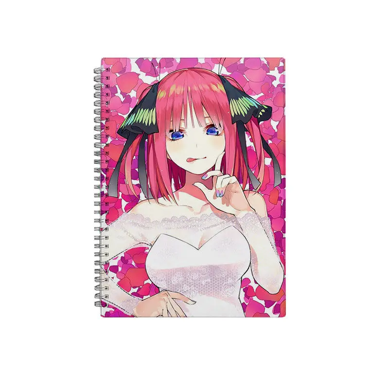 دفتر Quintuplets المثالي كتاب الواجبات المنزلية ناكانو ميكو رسم الطالب الطرفي ثنائي الأبعاد مرسومة باليد كتاب هدية #2