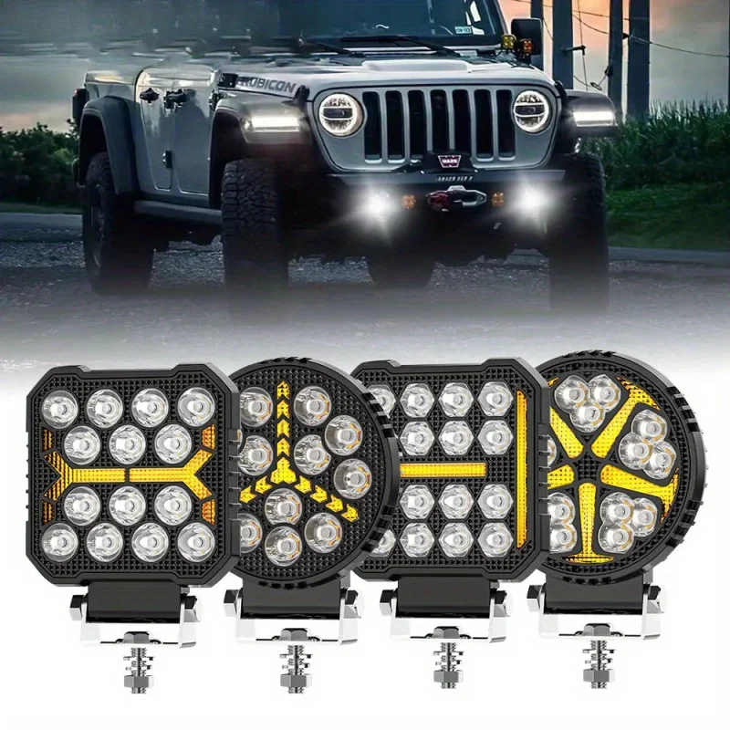 

MONDEVIEW Black Knight 10.16cm LED Work Lights 6500K 140W 2000LM