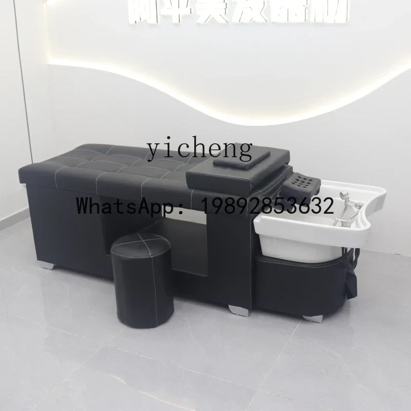 H2 . Ceramic Shampoo Bed Water Circulation Fumigation Spa Bed Barber Shop Hair Salon Special