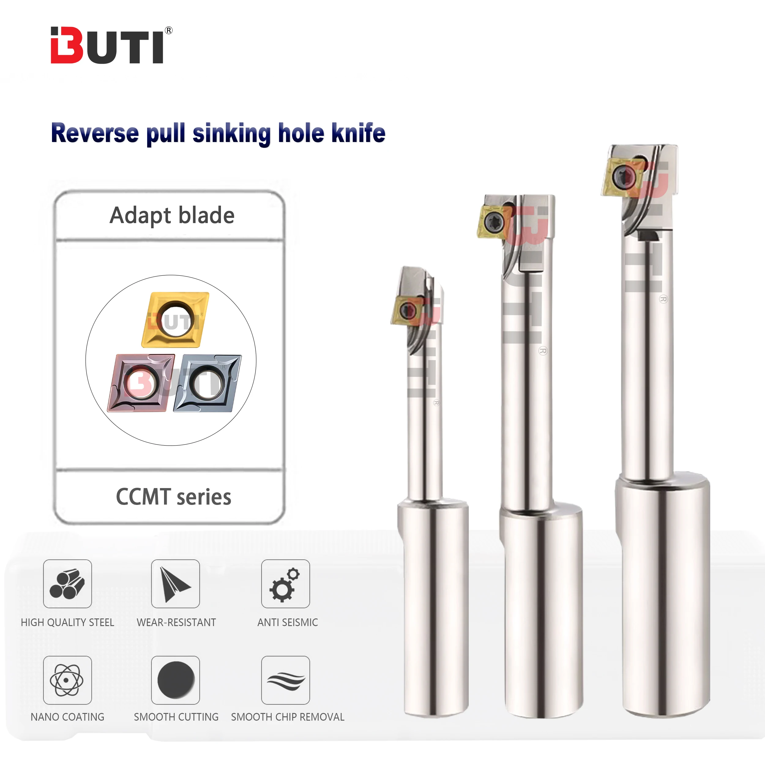 M10 M12 M14 M16 M20 M24 Numerical Control Lathe 180 Degrees Backpull Countersunk Milling Cutters Rod Reverse Sinking Head Tools