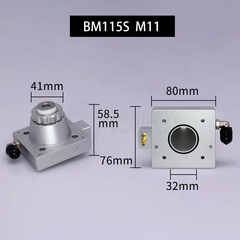 Carmanhaas TRA Nozzle Connector for Raytools BM115S M11 Flat Laser Cutting Head Nozzles Assembly