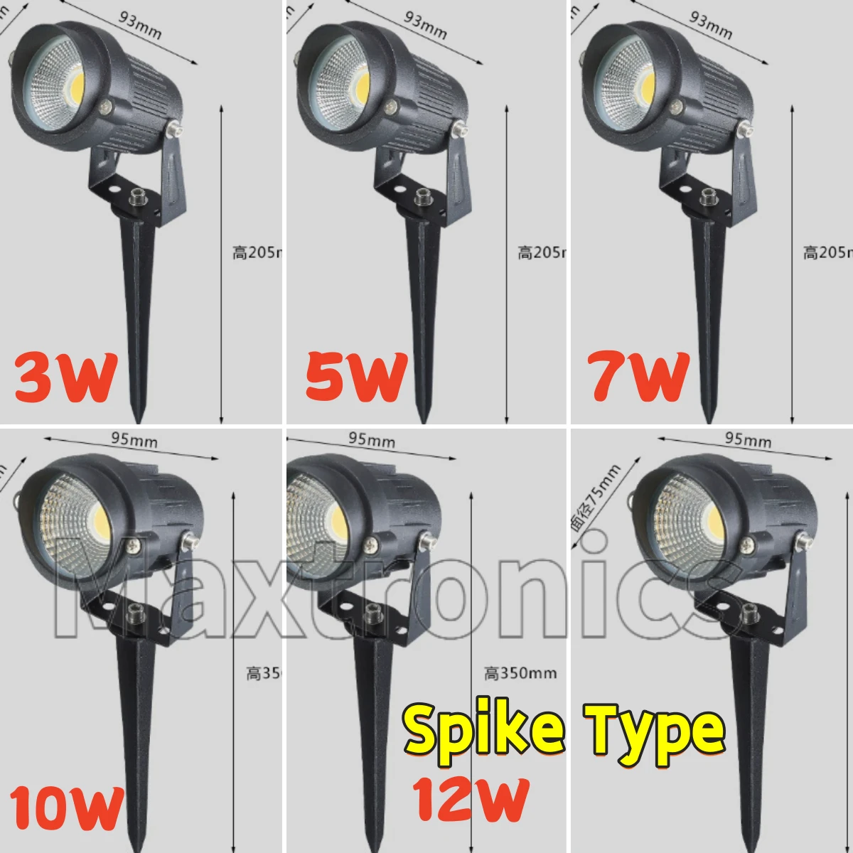 AC85-265V LED COB 스포트라이트 3/5/7 - Landscape Spike Light 리뷰 및 가격