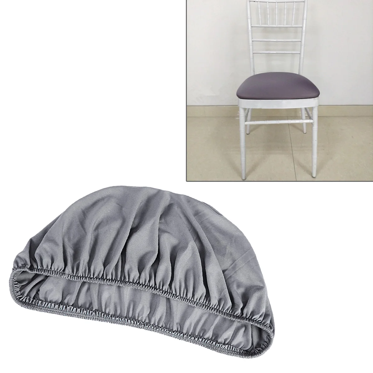 

2 Pcs Chair Cushion Cover Seat Case Sitting Pad Pillowcase Bamboo Square Fashion Rhombic Lattice Jacquard Chairs