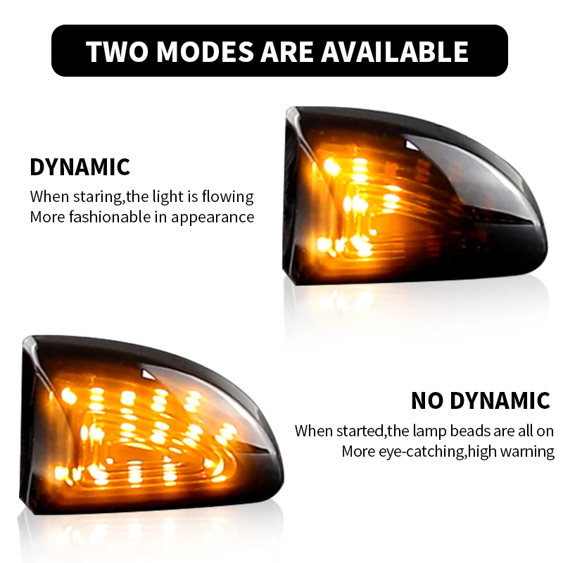 2PCS LED Side Marker Lights Canbus For Smart Fortwo W451 Coupe Cabrio 2007 2008 2009 2010-2015 Turn Signal Lamps Car Accessories view 4