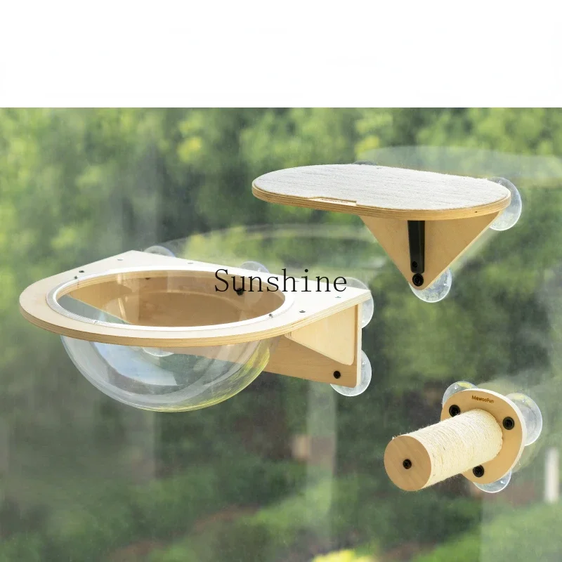 Cat hammock hanging swing window suction cup cat climbing frame