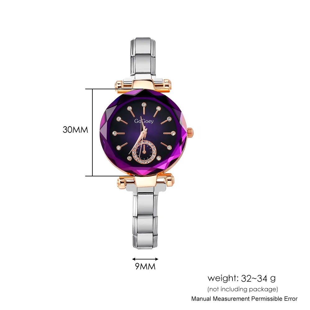 GEMOSA Casual Minimalist Design Quartz Watch Women Men Stainless Steel Width 9mm Strap Fashion Party Birthday Daily Gift