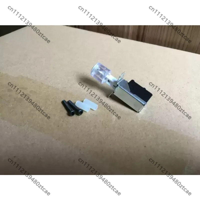 Crystal Light Transmission TV-5 Thread Hole Self-locking Power Push Button Switch
