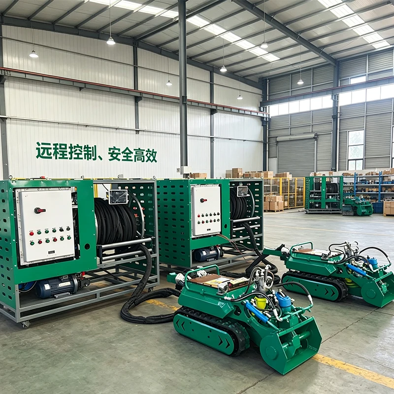 Desilting Machine For Municipal Project Remote‑Controlled Underwater Dredging Robot For River Pond Sewer Desilting