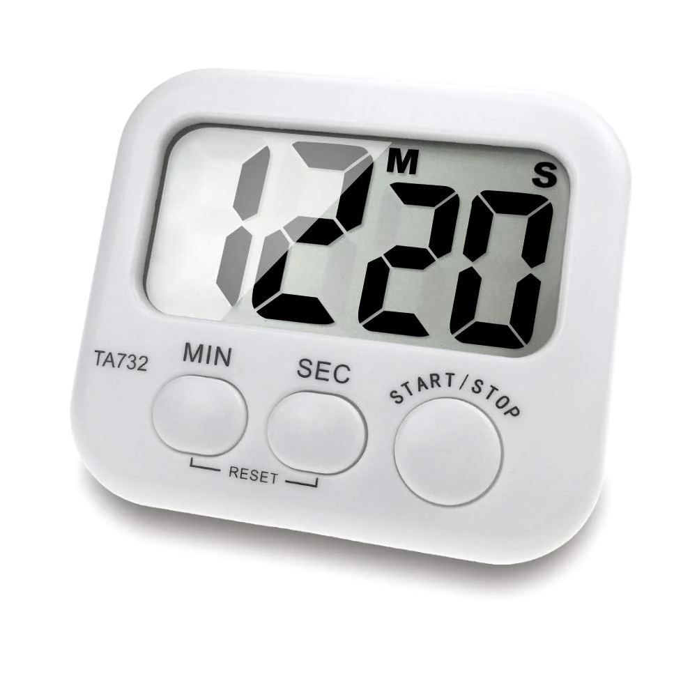 Digital Kitchen Timer, Large Screen Large Font Display, Magnetic Back Cooking Timer, Loud Alarm