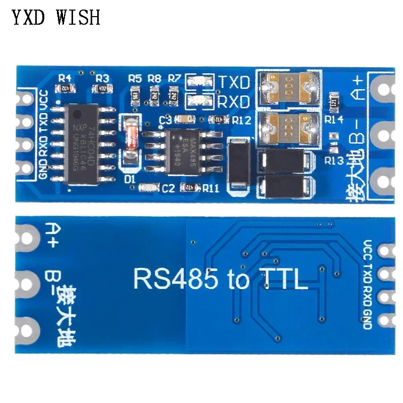 10pcs TTL Turn To RS485 Module Hardware Automatic Flow Control Serial UART Level Mutual Conversion Power Supply DIY Tools Kit