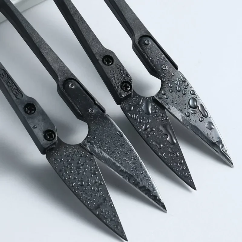 3PCS Multifunctional Small Scissors Mini Garden Pruning Tools Plant Flower Bonsai Leaf Picker Forged Steel Sharp Spring Scissors