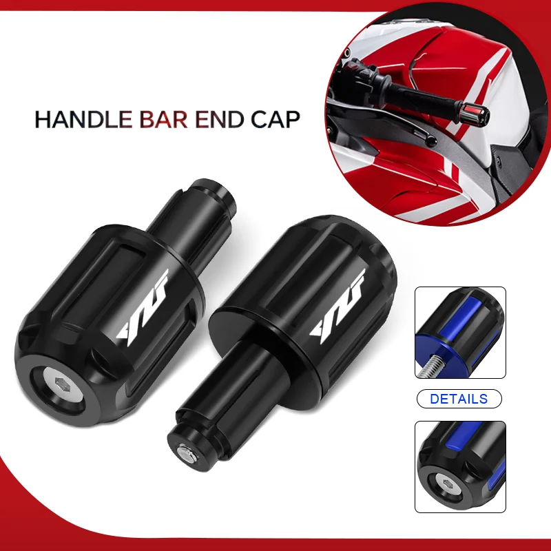 YZF Motorcycle Handle Grips For R7 R6 R9 R1 R1M R3 R25 R15 R125 Handle Bar Grips handle Plugs Anti Silder Cover