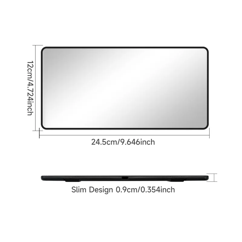 Large Screen Portable Car Mirror For Sun Visor – HD Vanity Mirror For Truck And SUV Interior