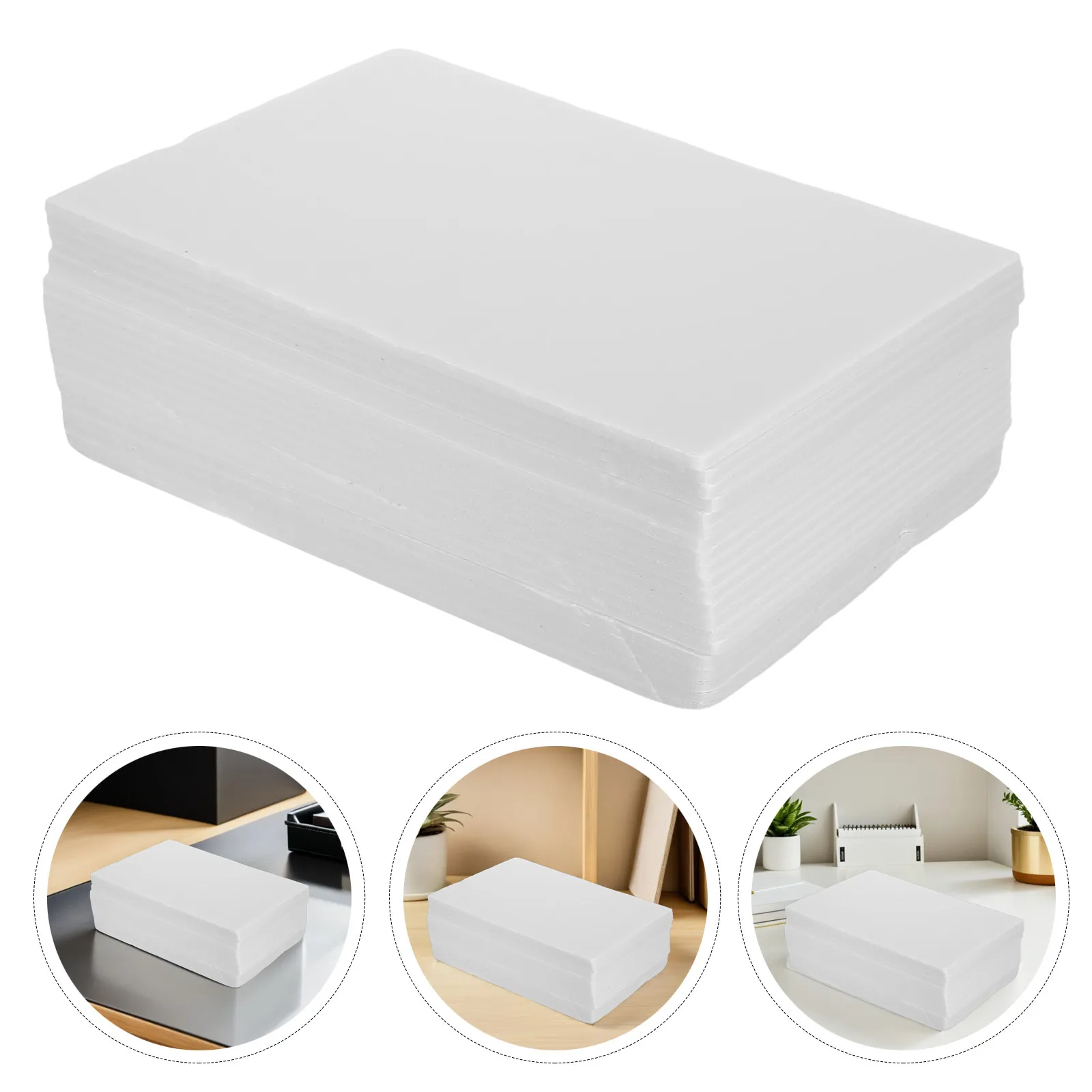 

20Pcs White Foam Board Sheet Smooth Paintable Surface for Watercolor Art Poster Display School Projects 30x20cm Craft Foam Sheet