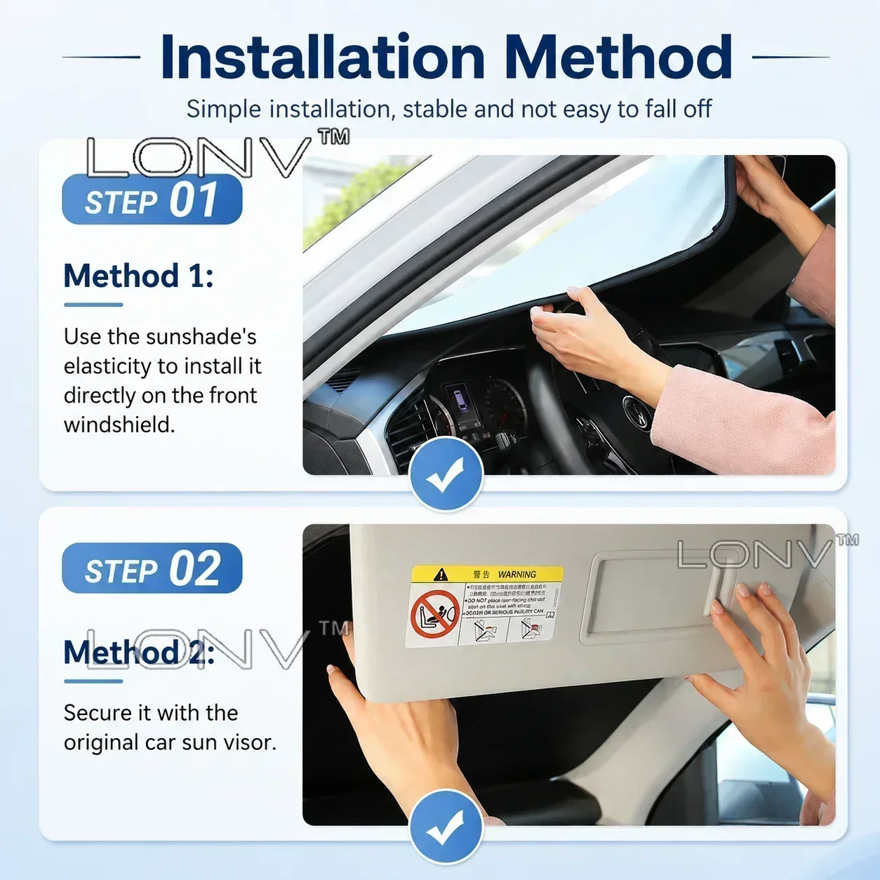 Für iCAUR V27 iCAR V27 2026 2027 2025 Auto-Sonnenschutz Frontscheibenabdeckung Faltbarer Auto-Wärmeisolierungs-Zubehör – Detail 1