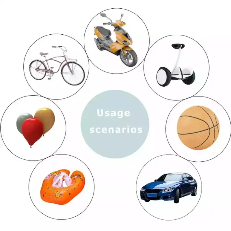 Bike Pump Riding Portable Mini High Pressure Pump 120PSI Bicycle Mountain Road Bike Pump Basketball Toy Inflatable Tube Riding