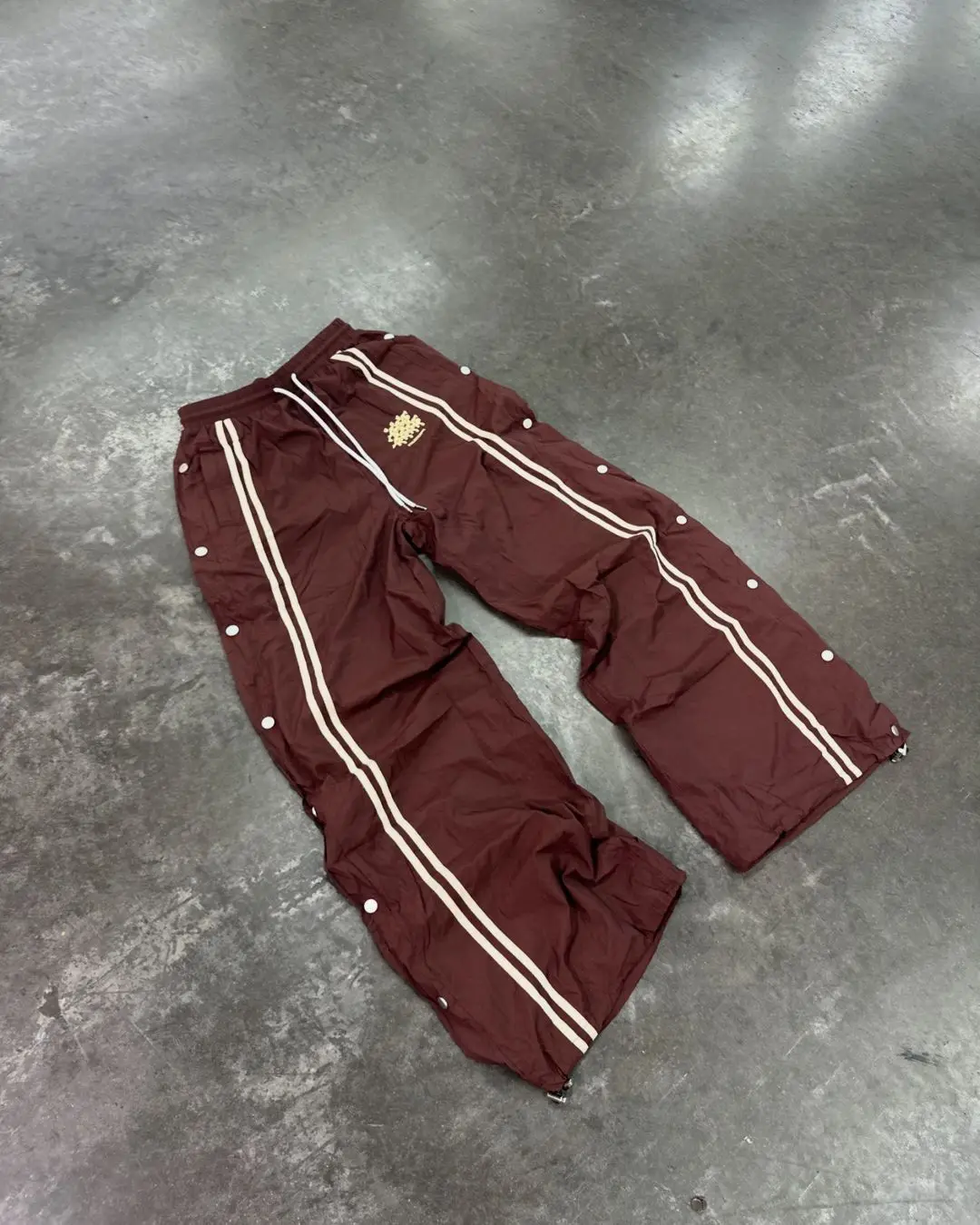 Pantalones casuales de rayas clásicas para hombres y mujeres, ropa de calle suelta, Hip-hop, estampado callejero, Harajuku americano, cintura elástica, recto