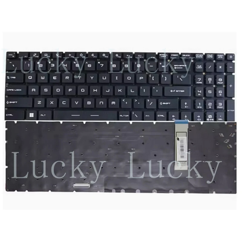 f For MSI GP76 GS76 MS -17K3 17K2 17K1 17K4 10UG GE76 MS-17KK Keyboard RGB Backlit