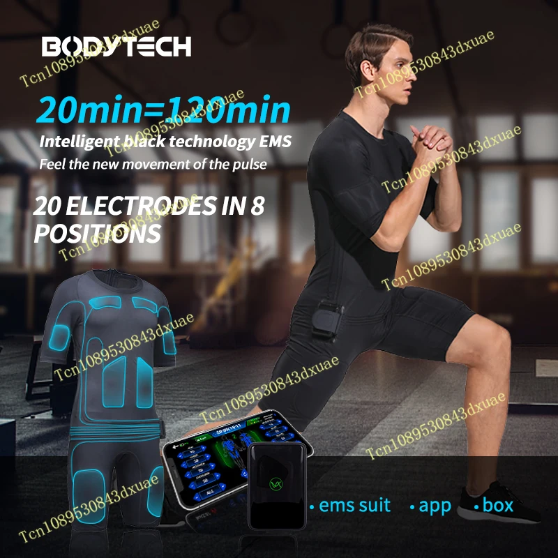 EMS HOME TRAINING SUIT Super Lightweight Waterless Dry Wear Weight Loss Electrical Stimulation Ems Training Suit