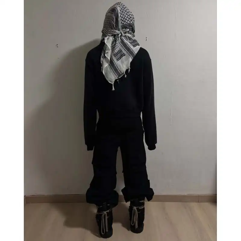 2025 Felpa con cappuccio con giunture per uomo e donna stampata alla moda di strada europea e americana autunno/inverno