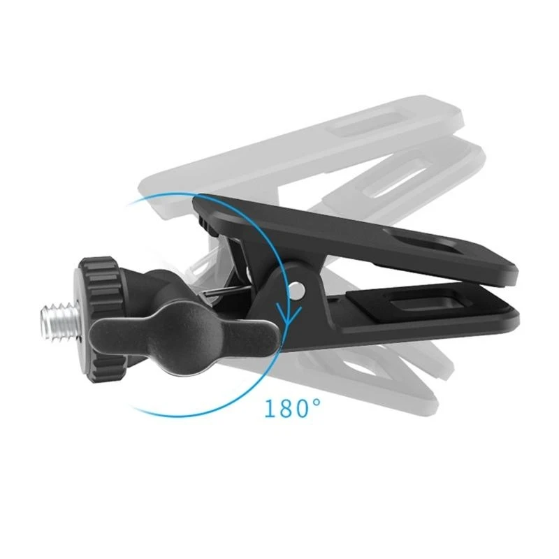 

Camera Clip Clamp Flash Holder Mount with 1/4" Threaded Screw for Camera Tripod