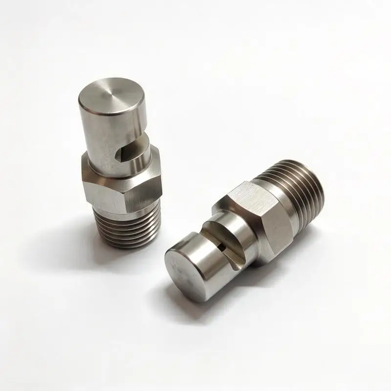 1/8″ 1/4″ 3/8″ Wide-Angle Fan Nozzle High-Pressure Resistance Large Angle Coverage Spray Nozzle for Cooling/Washing