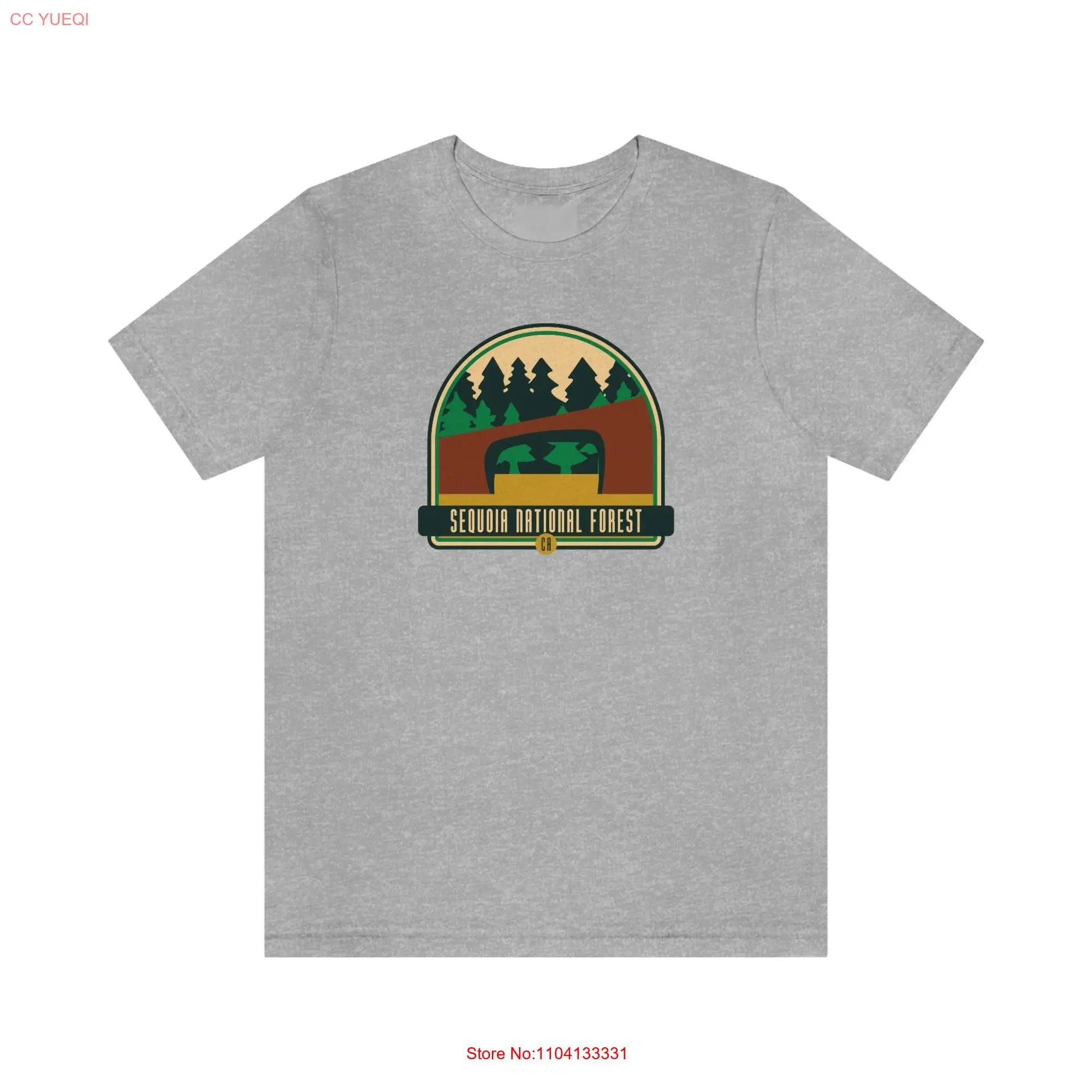 Sequoia National Forest California T Shirt long or short sleeves