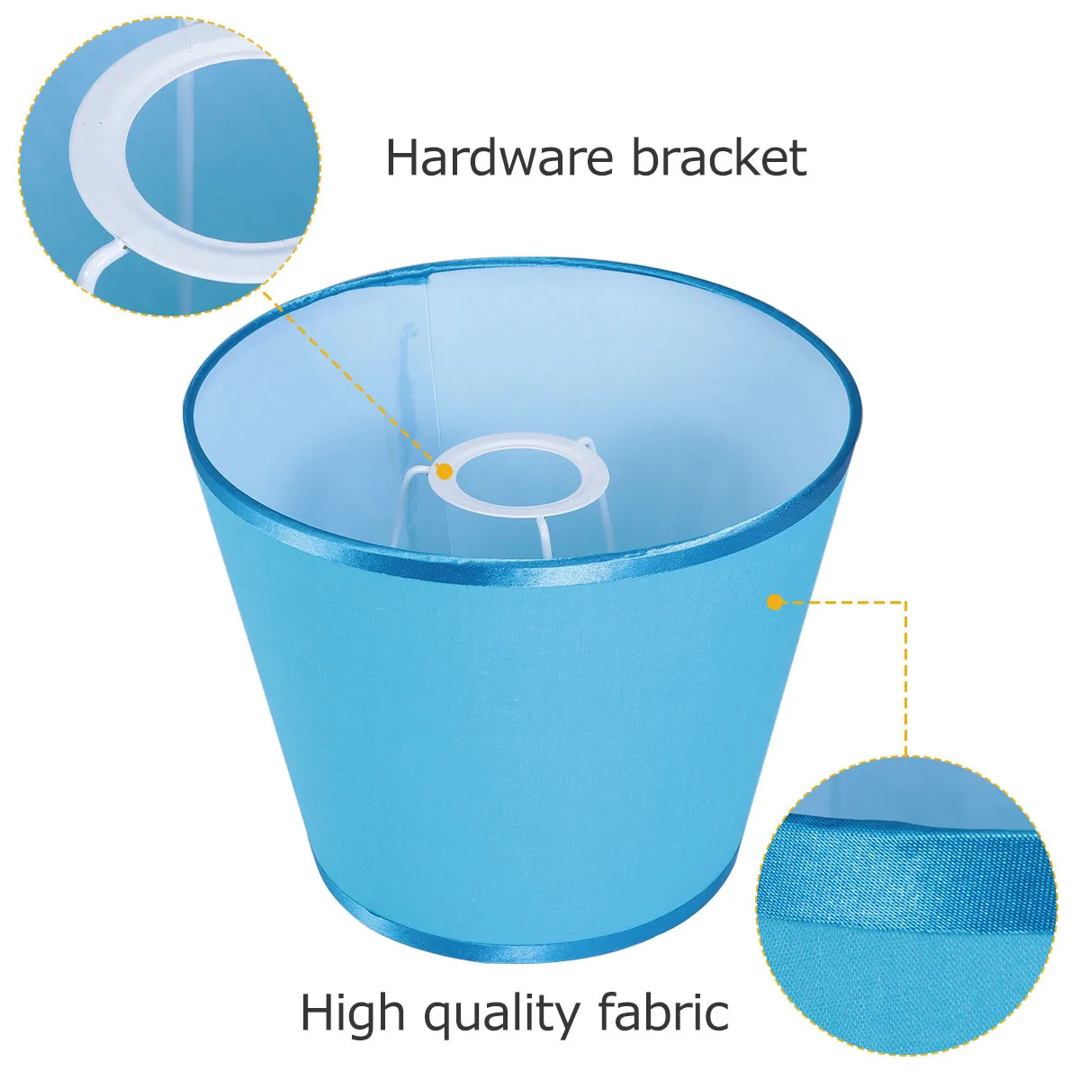 

1Pcs Cloth Lamp Shade Durable Modern Style Decorative Lamp Cover for Bedroom Living Room Desk Light Warm Mood Diffuser