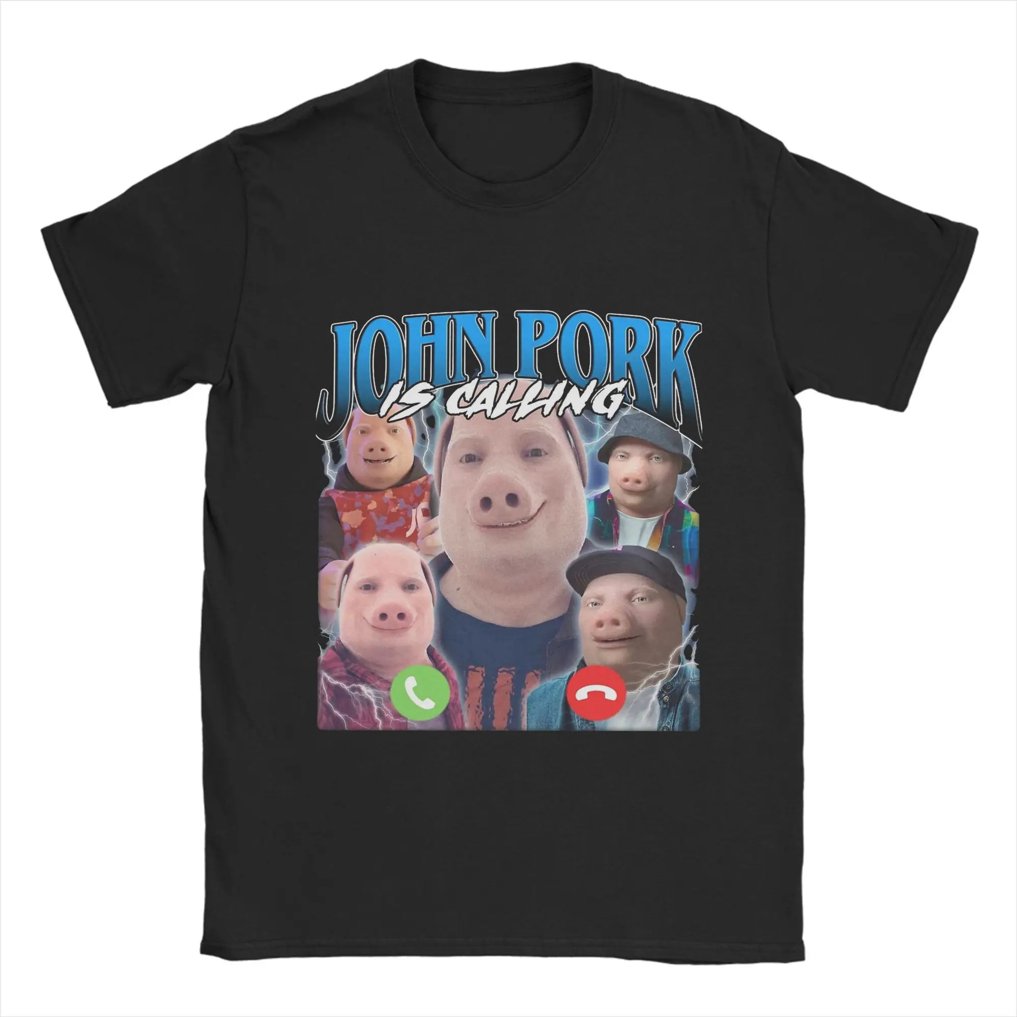

John Porks T Shirt Summer Vintage Retro Design Harajuku T Shirts Mens Cotton O Neck Oversized Top Tees Short Sleeve Tshirt