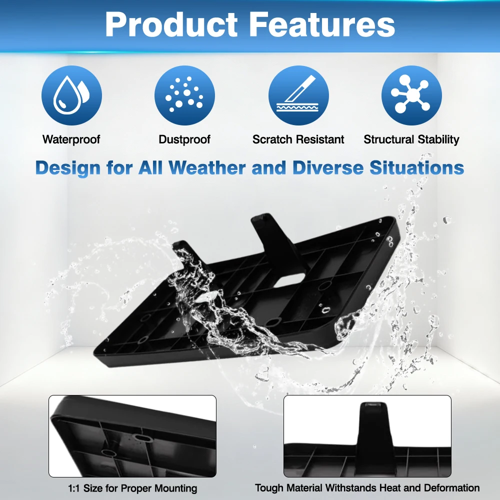 

Black American standard front bumper license plate frame bracket 5211402060 52114-02060 TO1068118 For Toyota Corolla 2009-2013